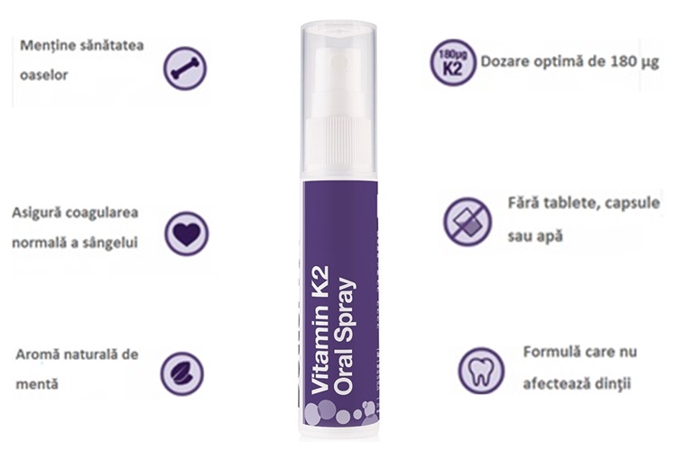 avantajele Vitamin K2 Oral Spray